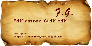 Fürstner Győző névjegykártya